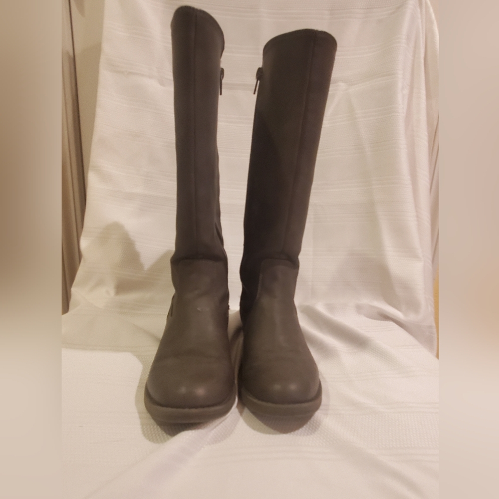 Dark Grey knee high boots Falls Creek